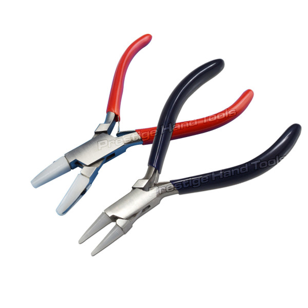 Double-Nylon-Jaw-Chain-Nose-Round-Nose-pliers-Jewellery-Making-tools-2-Pcs-262056796773