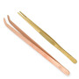 Copper-Brass-Tweezers-Tongs-for-acid-Pickling-Solution-Tools-Prestige-2-Pcs-331751285368