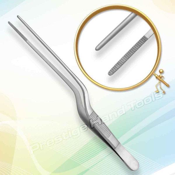 Variation-of-Jansen-Bayonet-Dressing-forceps-ENT-Instruments-serrated-534quot-or-65quot-or-8quot-330948272318-45dd